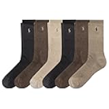 Men's Performance Crew Socks 6 Pack