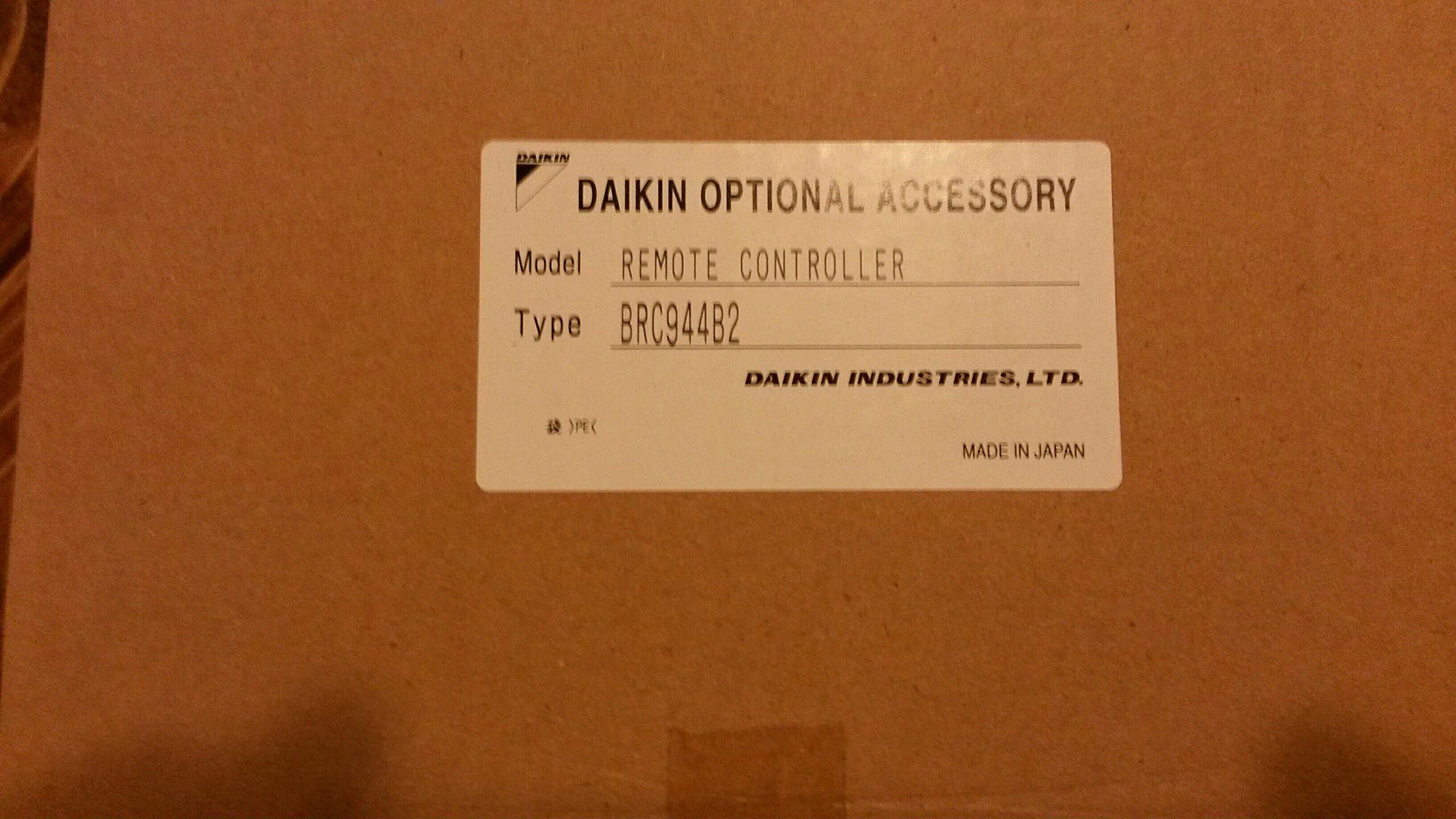 DAIKINIndustries Remote Controller BRC944B2