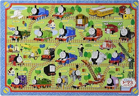Amazon 35ピース 子供向けジグソーパズル きかんしゃトーマス せんろをつなごう ピクチュアパズル ジグソーパズル おもちゃ