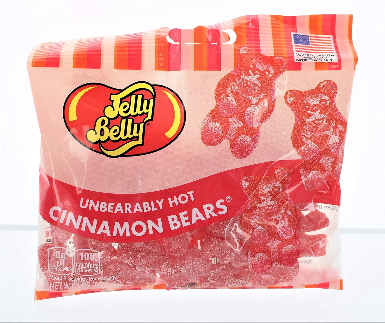 Jelly Belly Confections 3 oz. Hot Cinnamon Bears Grocery