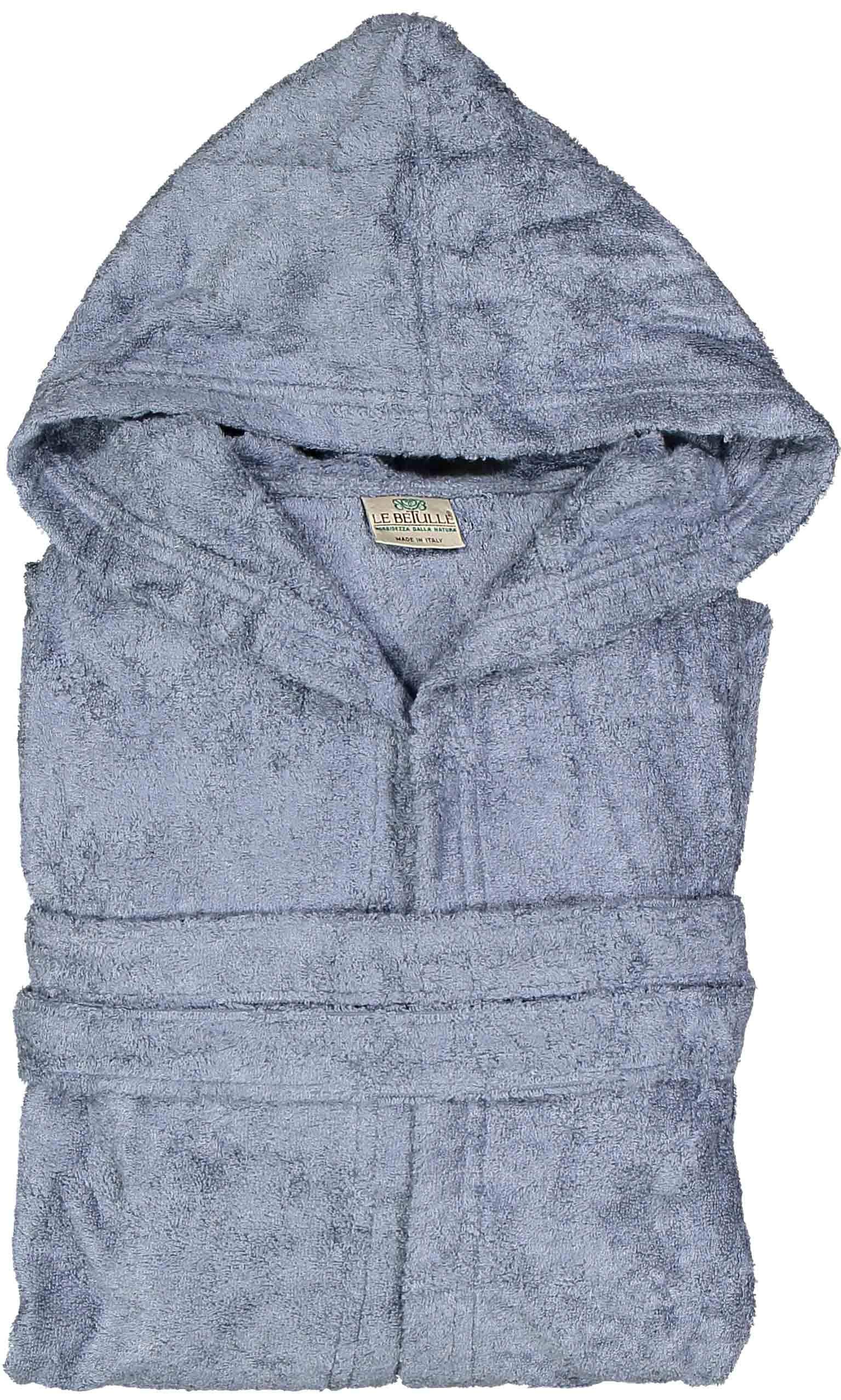 DOM TEKSYL Brzoza Szlafrok z włókna drzewnego miękkie i jedwabiste tkaniny, Top Gamma, Made in Italy - Ottanio, M Medium