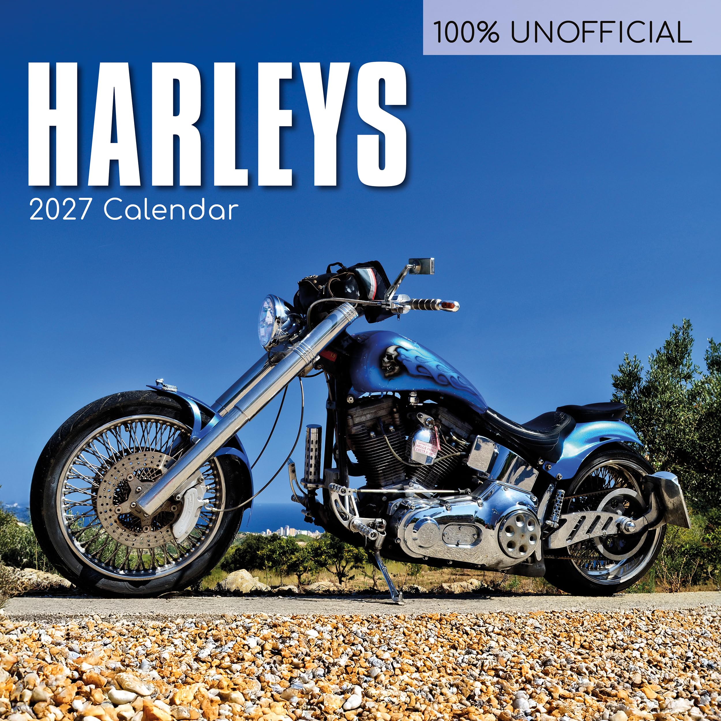 TGSC | Harleys 2026-2027 Calendar, 16-Month Square Wall Calendar (Sept 2026-Dec 2027), UK Planner with Harley Davidson Motorbikes, Home or Office Organiser | 30 x 30 cm