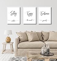 Vista 5 de ELSKER&HOME Juego de 3 Marcos para Póster 18x24, Marco de Fotos Blanco para Montaje en Pared Horizontal o Vertical, Resistente y a Prueba de Arañazos