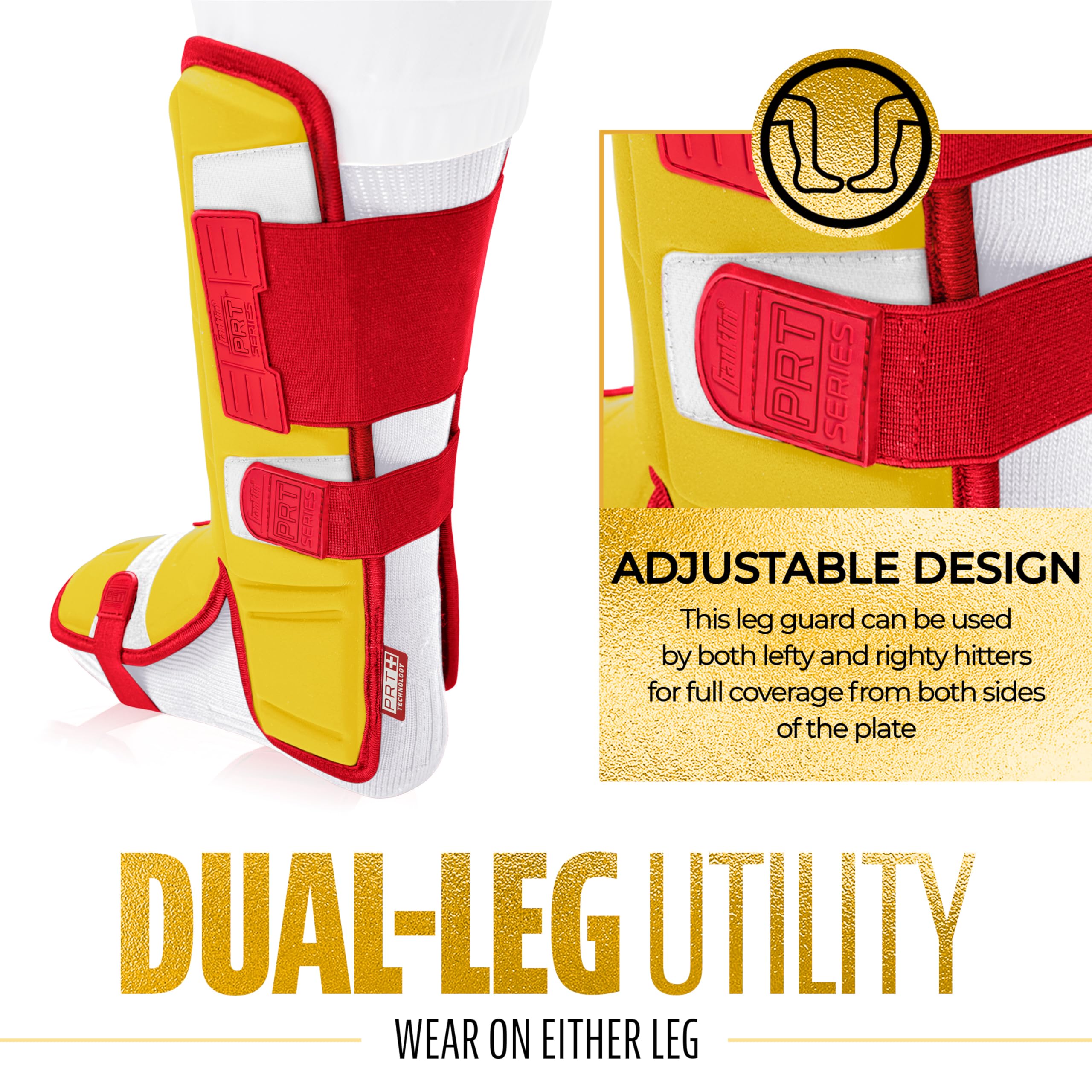 Franklin Sports, PRT Series Leg Guard Unisex Adulto