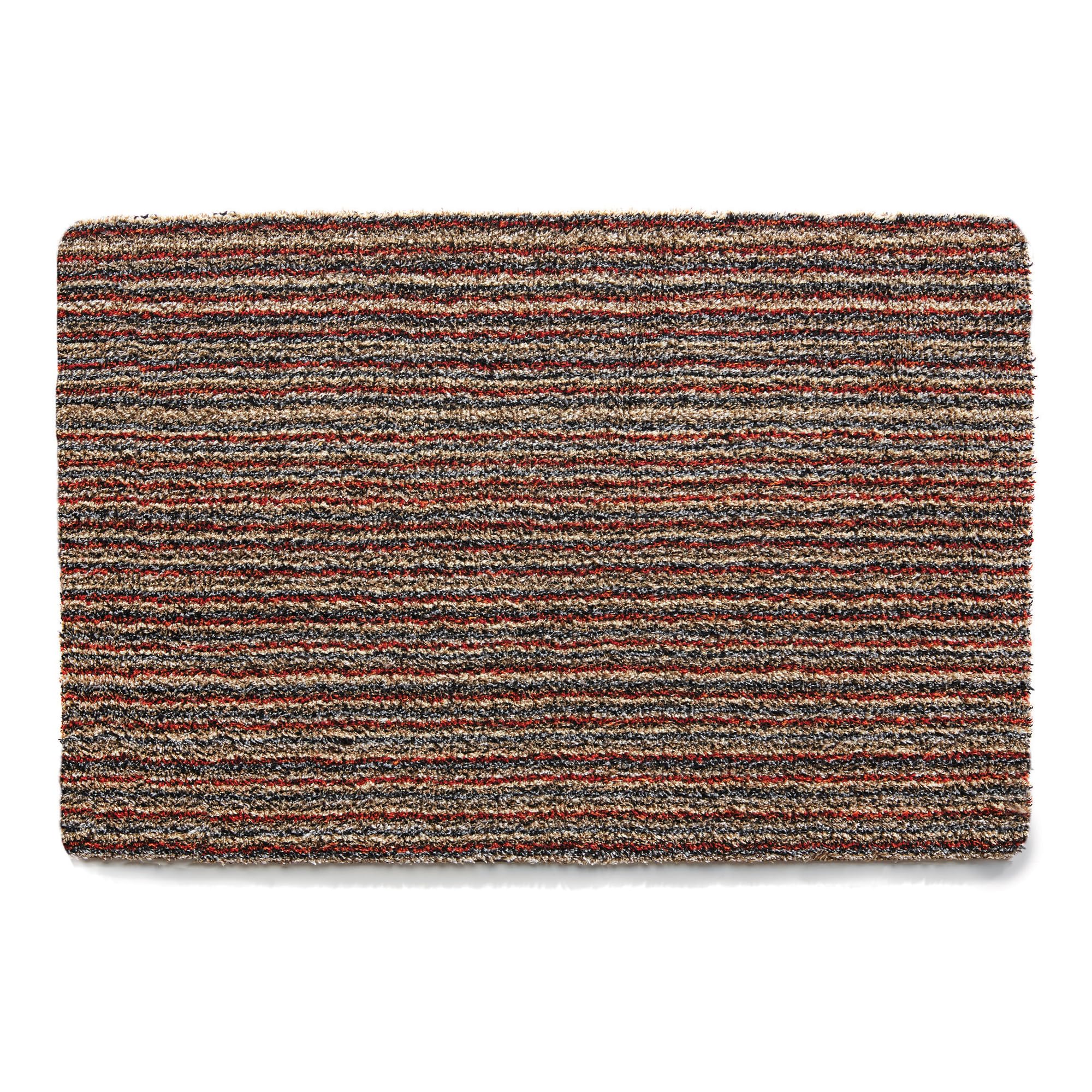 HUG RUG Washable Dirt Trapper Door Mat Kitchen Hallway Doorway, Made in the UK, Plains Candy 50X75