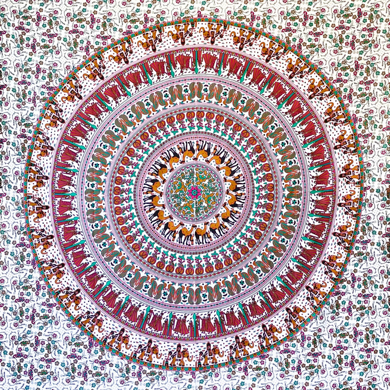 ABAKUHAUS Yoga Arazzo, Meditare Donna Chakra