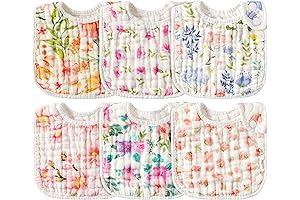 Zainpe Muslin Cotton Bibs for Babies