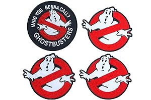 4 Ghostbusters Embroidered Iron on Patch Applique Logo Costume Cosplay Uniform Sign...