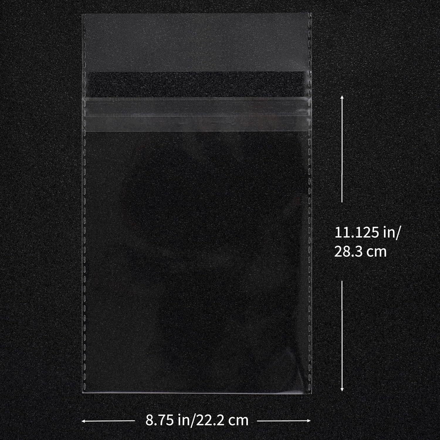 Quotidian Poly Magazine Bags 8.75x11.15 in, 100 Count image 2