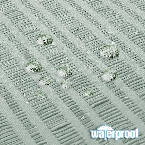 Miniatura 7 de Cortinas de ducha verdes para baño