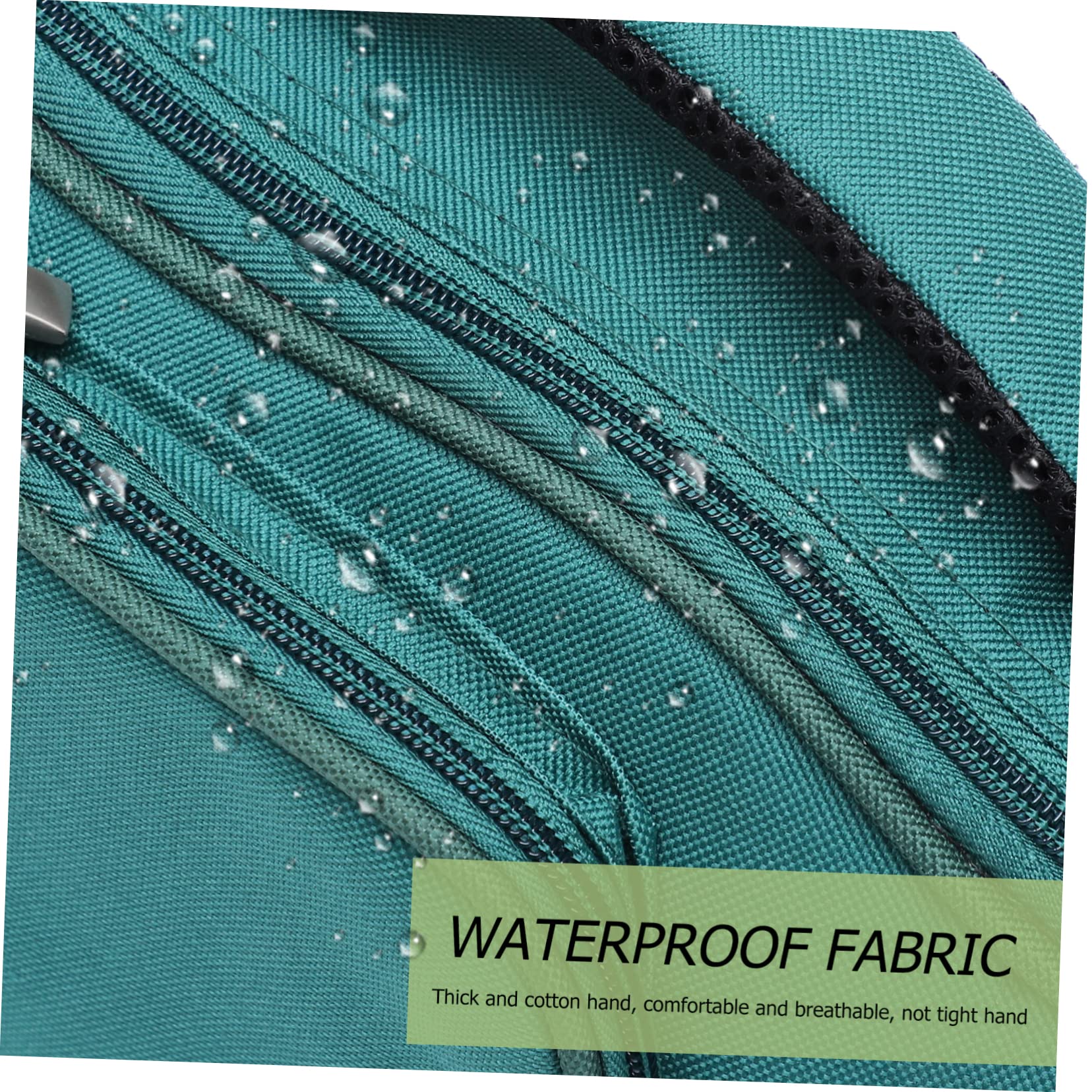 TOYANDONA Housse pour Ukulélé 26/27 Pouces Rembourrée en Coton Vert, Paquet de Transport Imperméable à 4 Cordes, Pochette Pratique pour Instruments de Musique, Protection Légère
