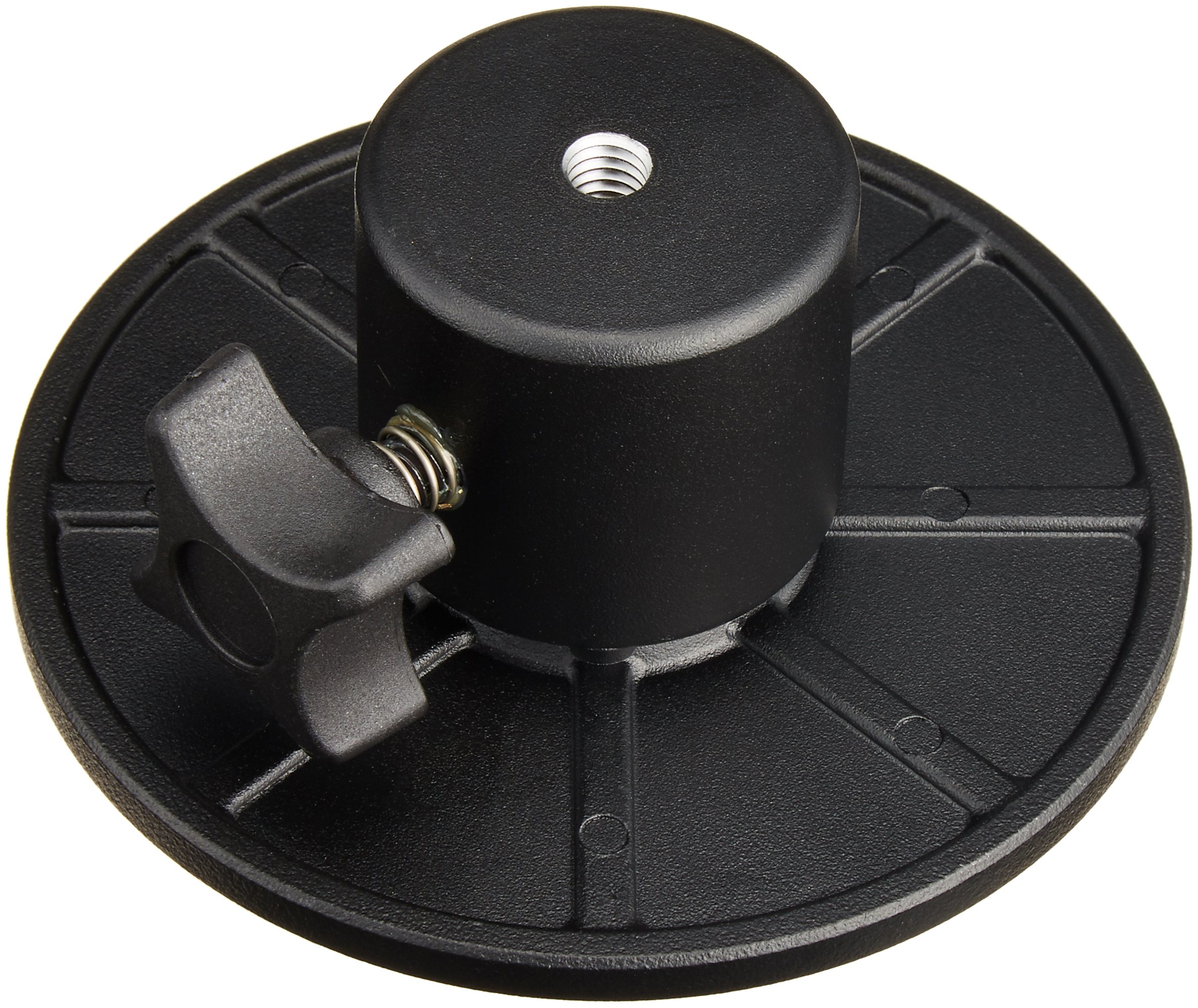 Manfrotto 324 Adattatore per Montaggio Sistemi di Rilevazione in Alluminio, Nero