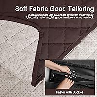 Vista 4 de KinCam Funda 100% impermeable para silla reclinable, fundas de sofá reclinable para mascotas, perros, funda de sofá reclinable, protector de muebles