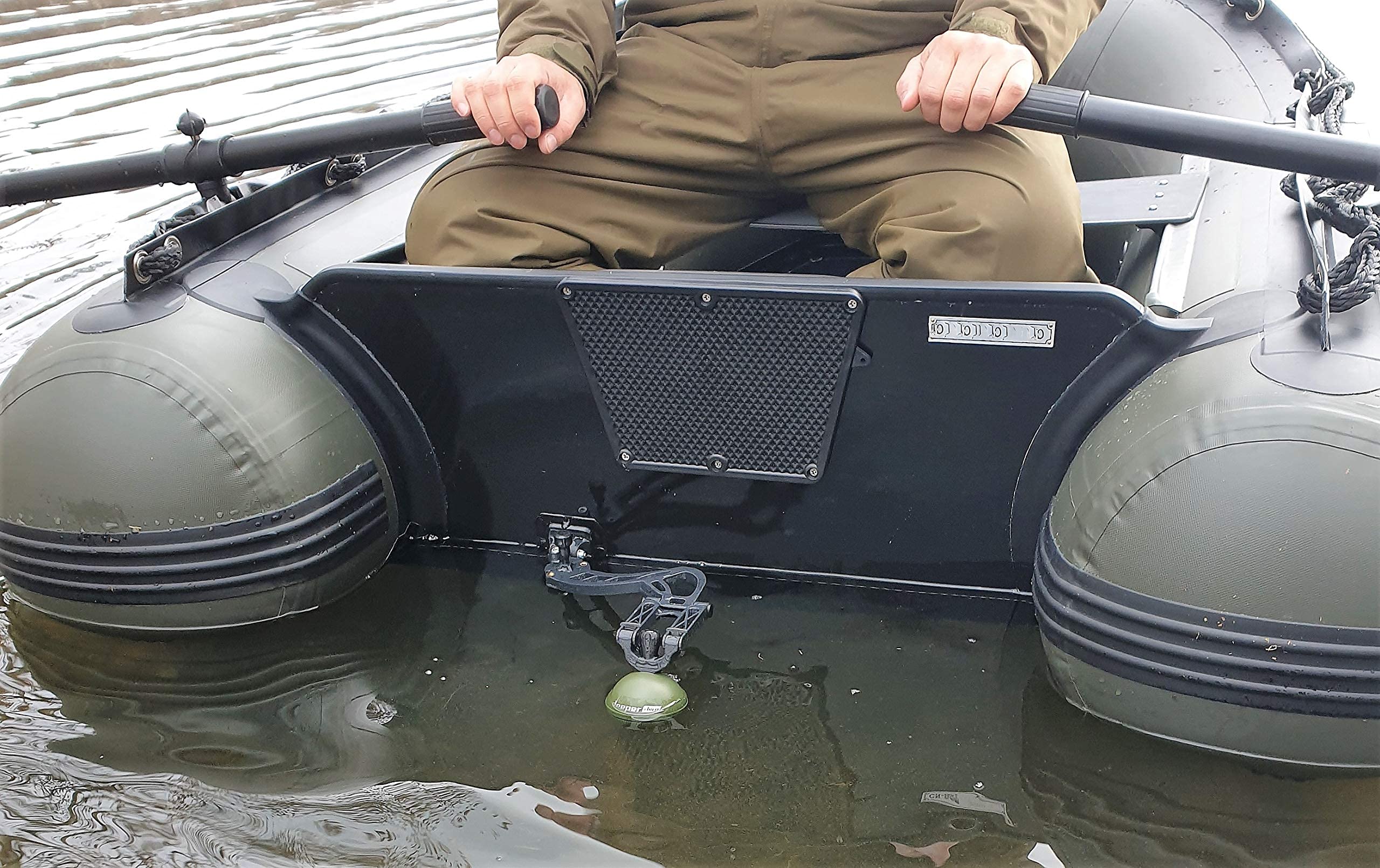Wavemount - Support Deeper pour tous les bateaux d'alimentation et bateaux pneumatiques (kit de fixation)