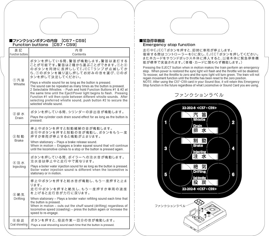 Amazon | KATO Nゲージ サウンドカード C57・C59 22-202-8 鉄道