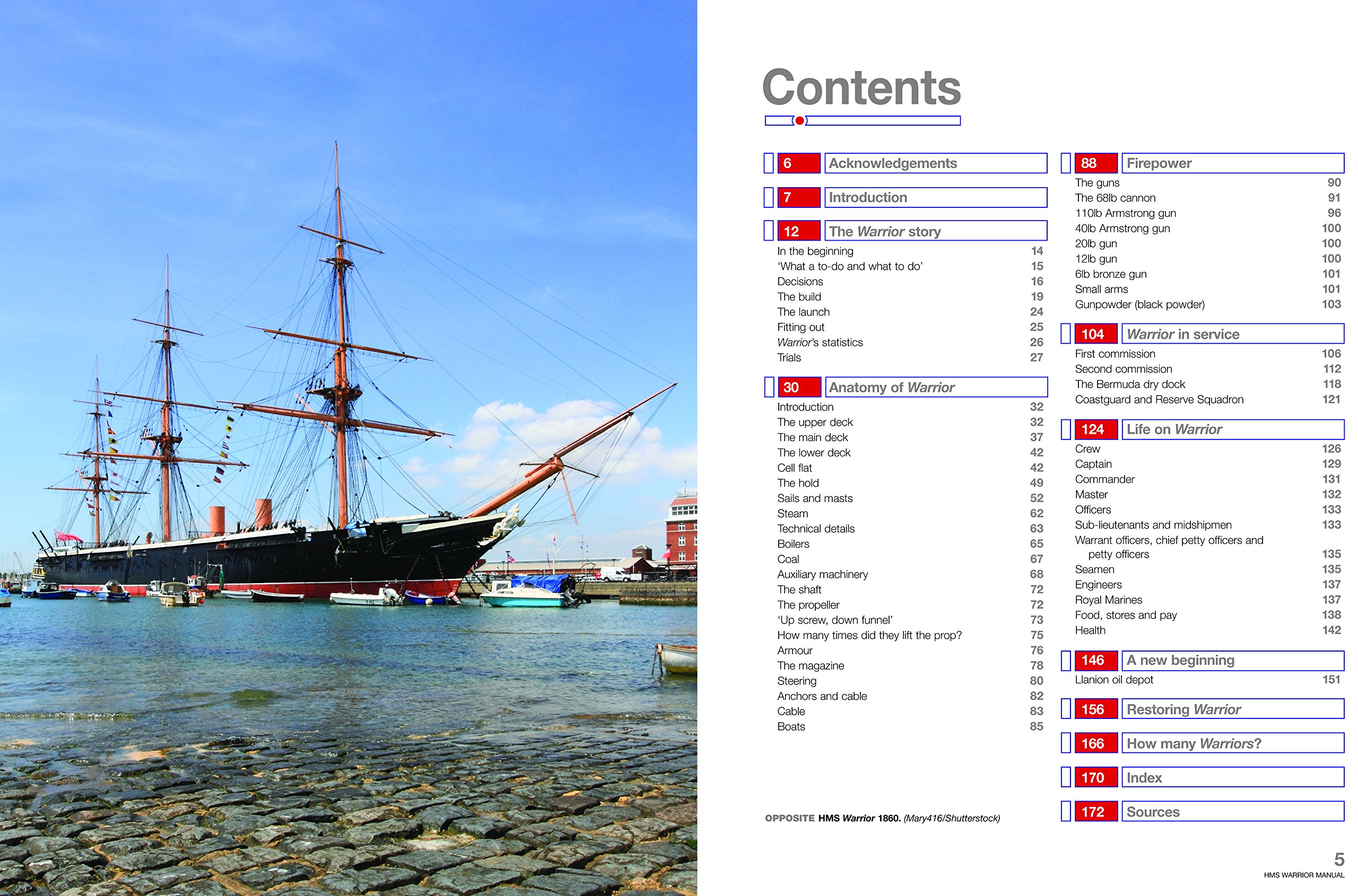 Hms Warrior Manual: 1861 to date