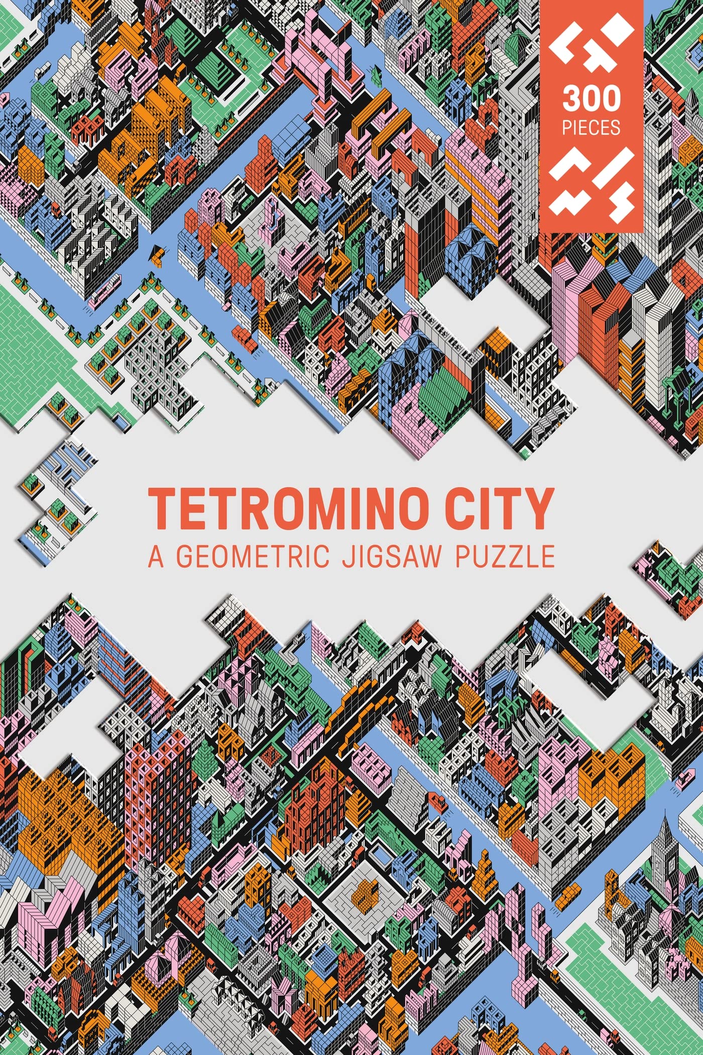 Amazon.com: Laurence King Tetromino City 300 Piece Gemoetric