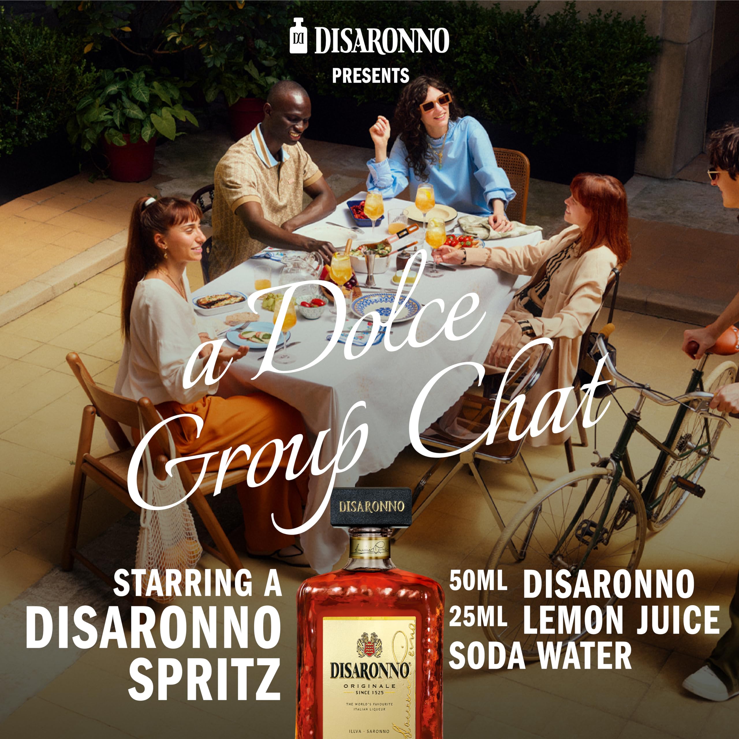 Disaronno Licor italiano Amaretto - licor elaborado a base de almendrina - 1 botella de 1L