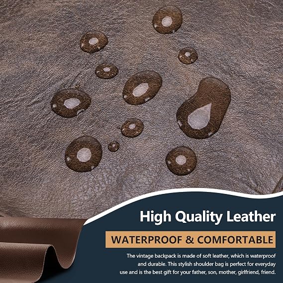 40x30x15 British Airways Travel Backpack Underseat Cabin Bag Luggage KLM Jet2 Waterproof PU Leather Travel Rucksack Cabin Size for Plane Hand Luggage 14 Inch Laptop Backpack For Womens, Mens