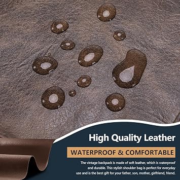 40x30x15 British Airways Travel Backpack Underseat Cabin Bag Luggage KLM Jet2 Waterproof PU Leather Travel Rucksack Cabin Size for Plane Hand Luggage 14 Inch Laptop Backpack For Womens, Mens