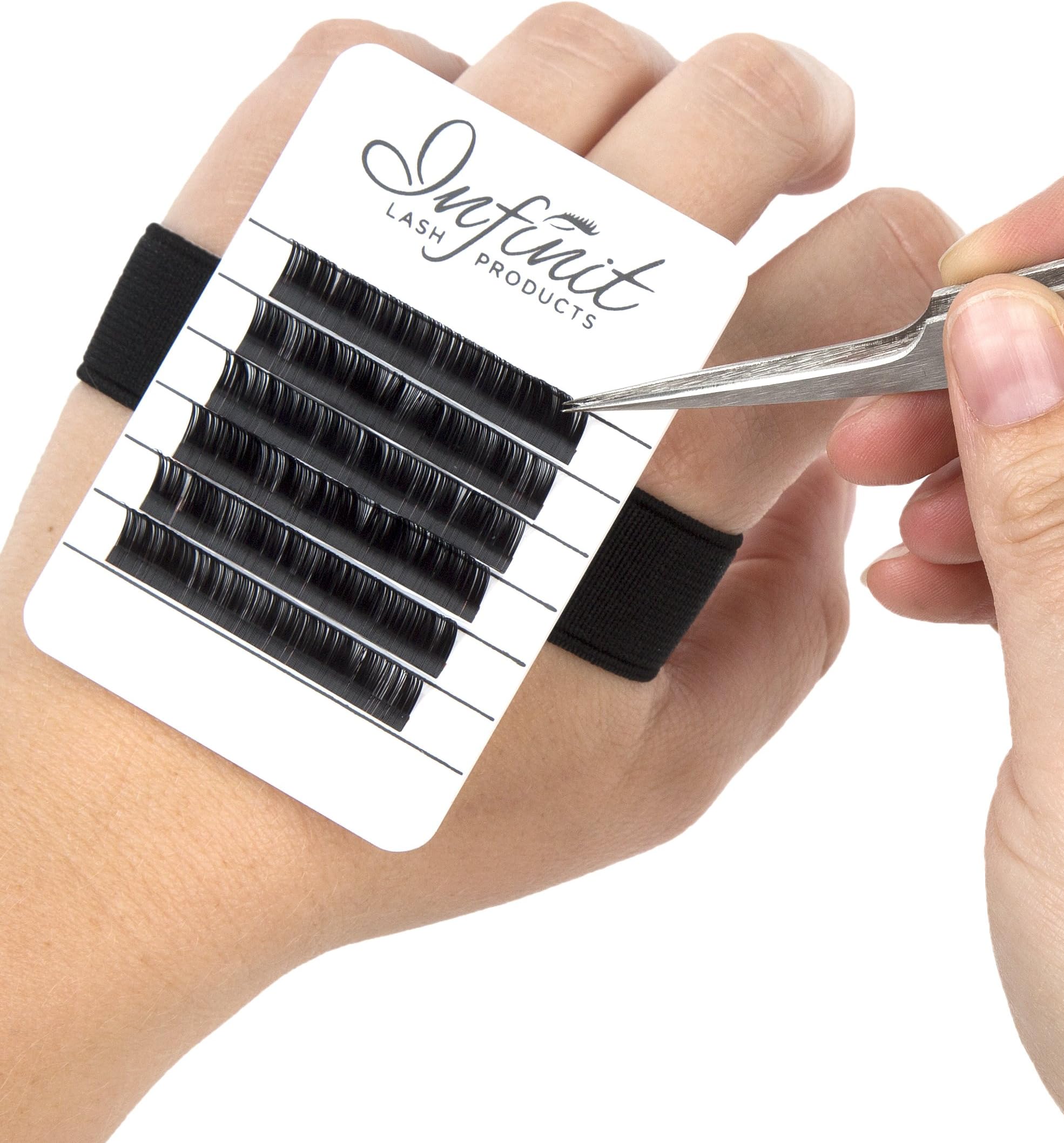 Individual Eyelash Extension Hand Plate Lash Holder | Adjustable Lash Tray Strip Palette | One Size Fits All Eyelash Extension Holder Lash Tool | Professional Eyelash Extension Supplies