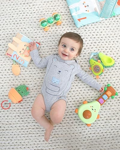 Miniatura 10 de Skip Hop Juguete 3 en 1 para cochecito de bebé y mordedor para actividades de bebé, juguete de cochecito 3 en 1 inspirado en Montessori