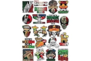 Calcomanías Mexicanas de Vinilo Decorativas para Autos