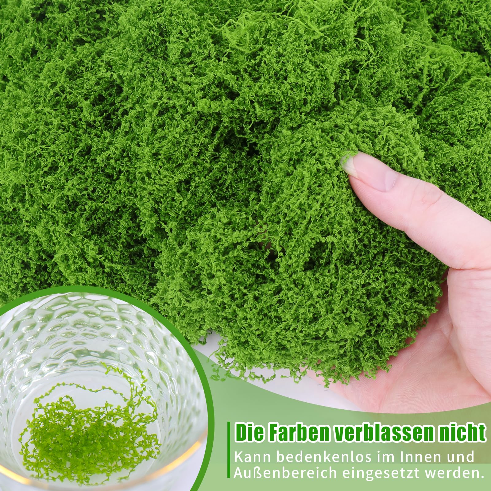 Muschio Islandese, Verde, 200 G, Vero Muschio Naturale, Utilizzabile Per Lavori Artigianali, Modellismo, Decorazioni Da Giardino, Ecc. | Leroy Merlin