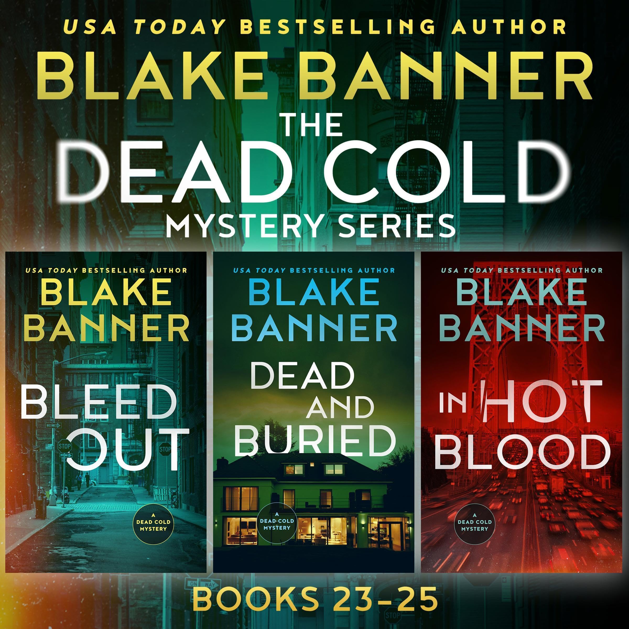 Cover art for The Dead Cold Series, Books 23-25