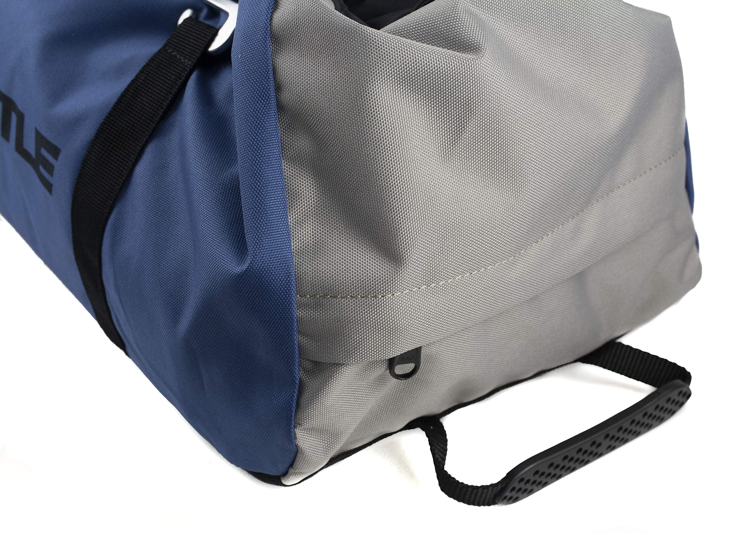 Mantle Seiltasche Seilsack Rope Bag grau/blau zum Klettern für Kletterseile bis 80 m
