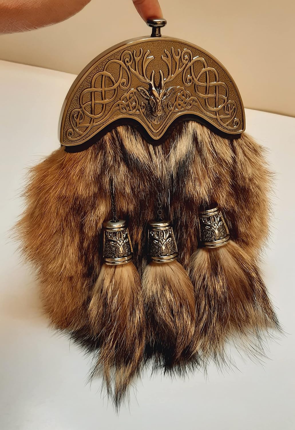 Scottish Kilt Full Dress Sporran Stag Cantel Sporran Antique Unique Stag.471 - Image 5