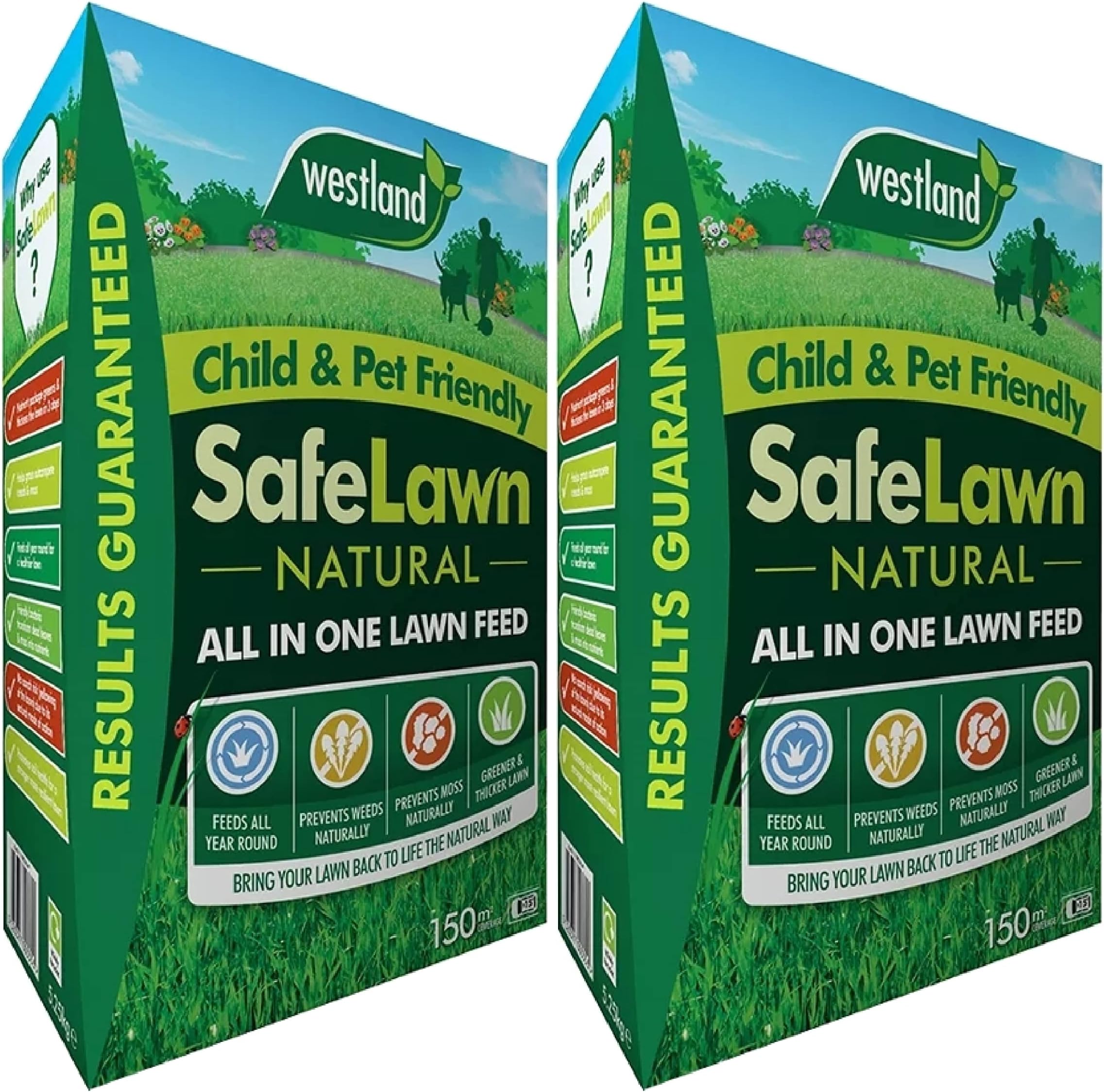 Westland 20400353 SafeLawn Child and Pet Friendly Natural Lawn Feed 150