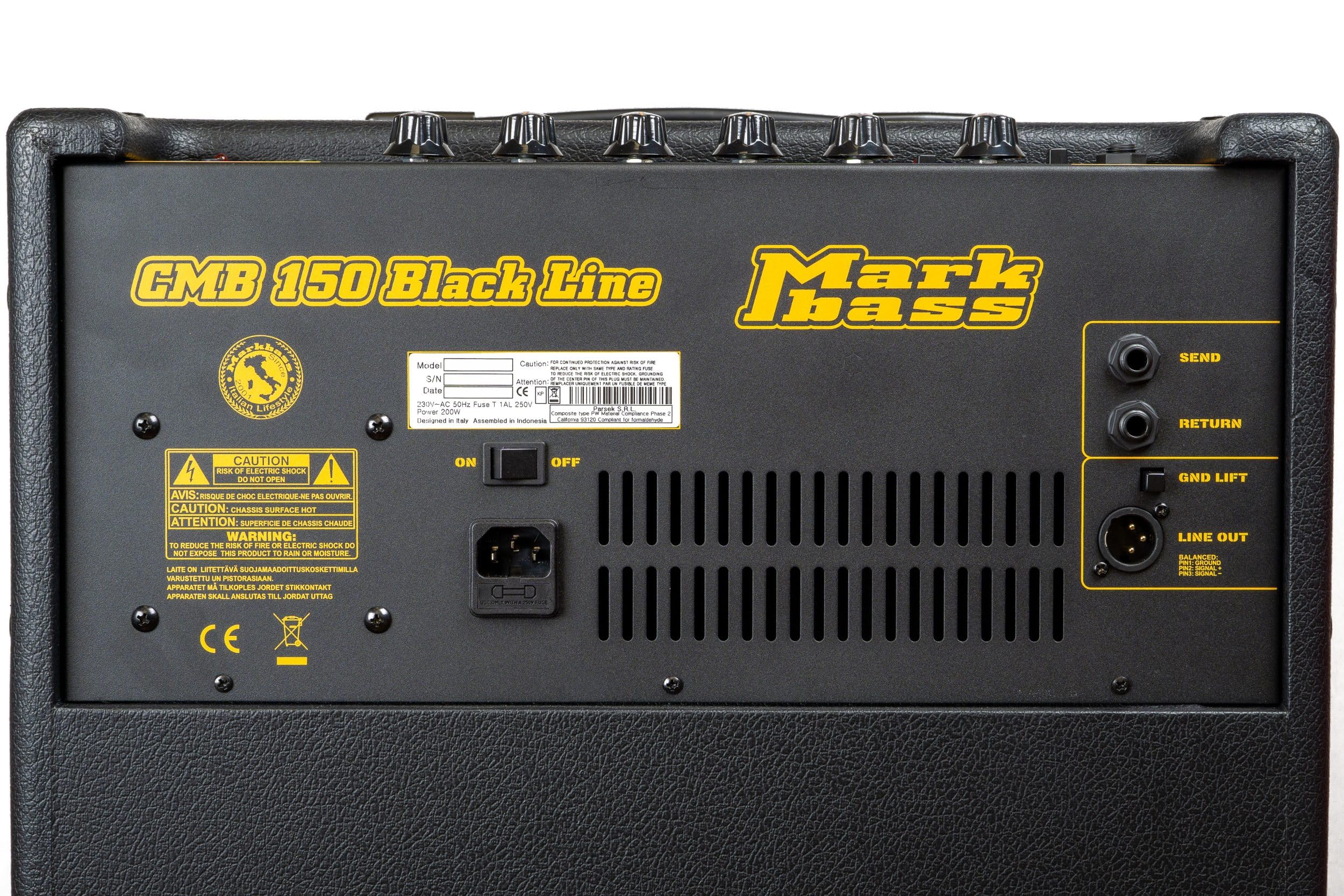 Markbass CMB 151 Blackline 1x15" 150W Amplificatore per Basso Combo Nero