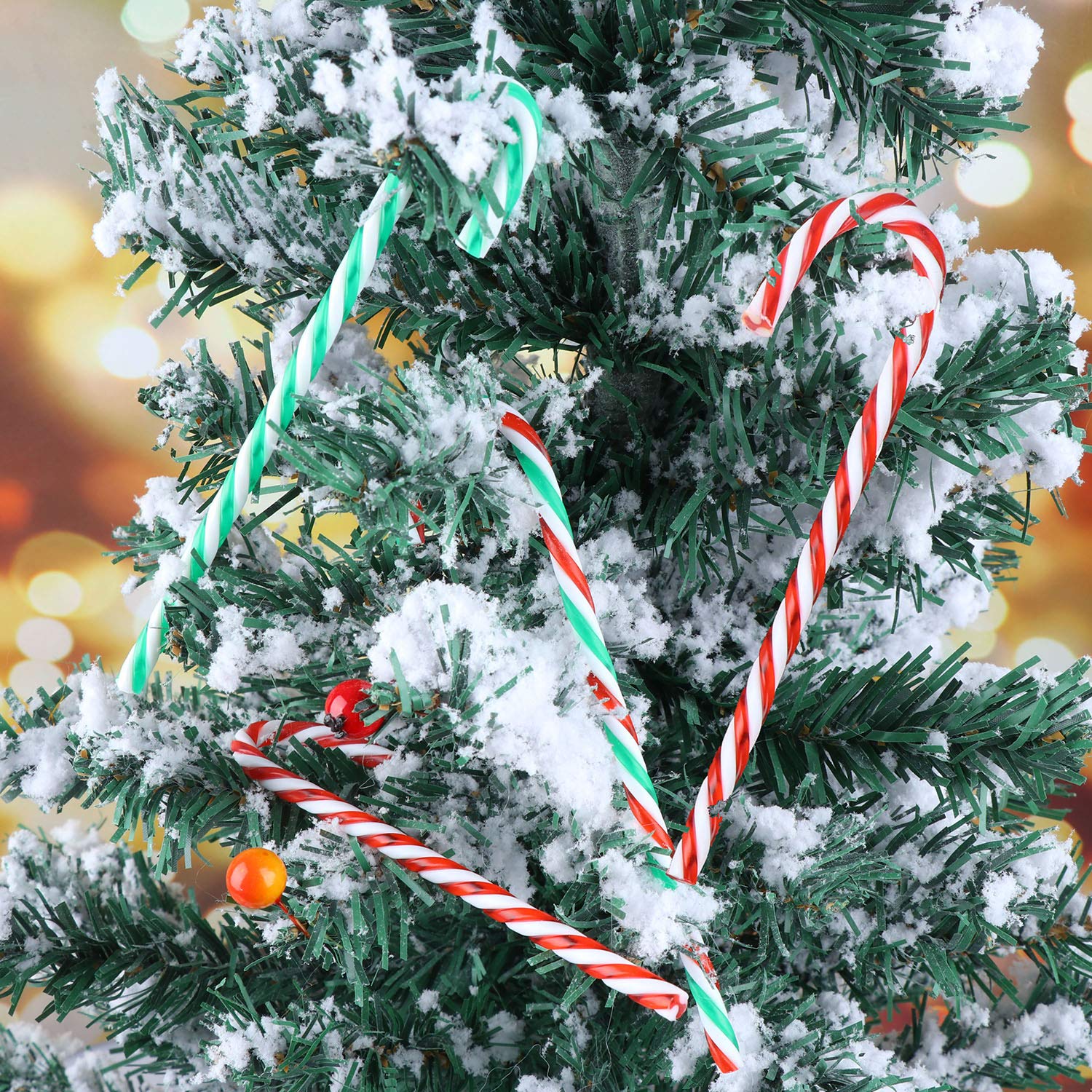 Amazon.co.jp: 30個 クリスマスキャンディケーン ハンギング