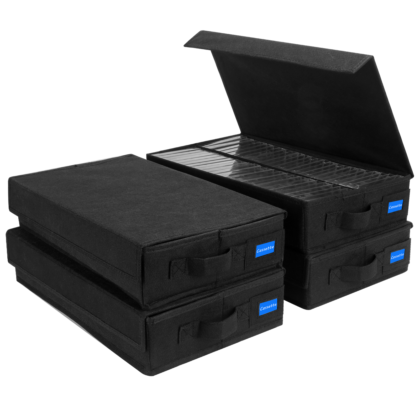 Amazon.com: BOATISLE Cassette Tape Storage Box with Handles and