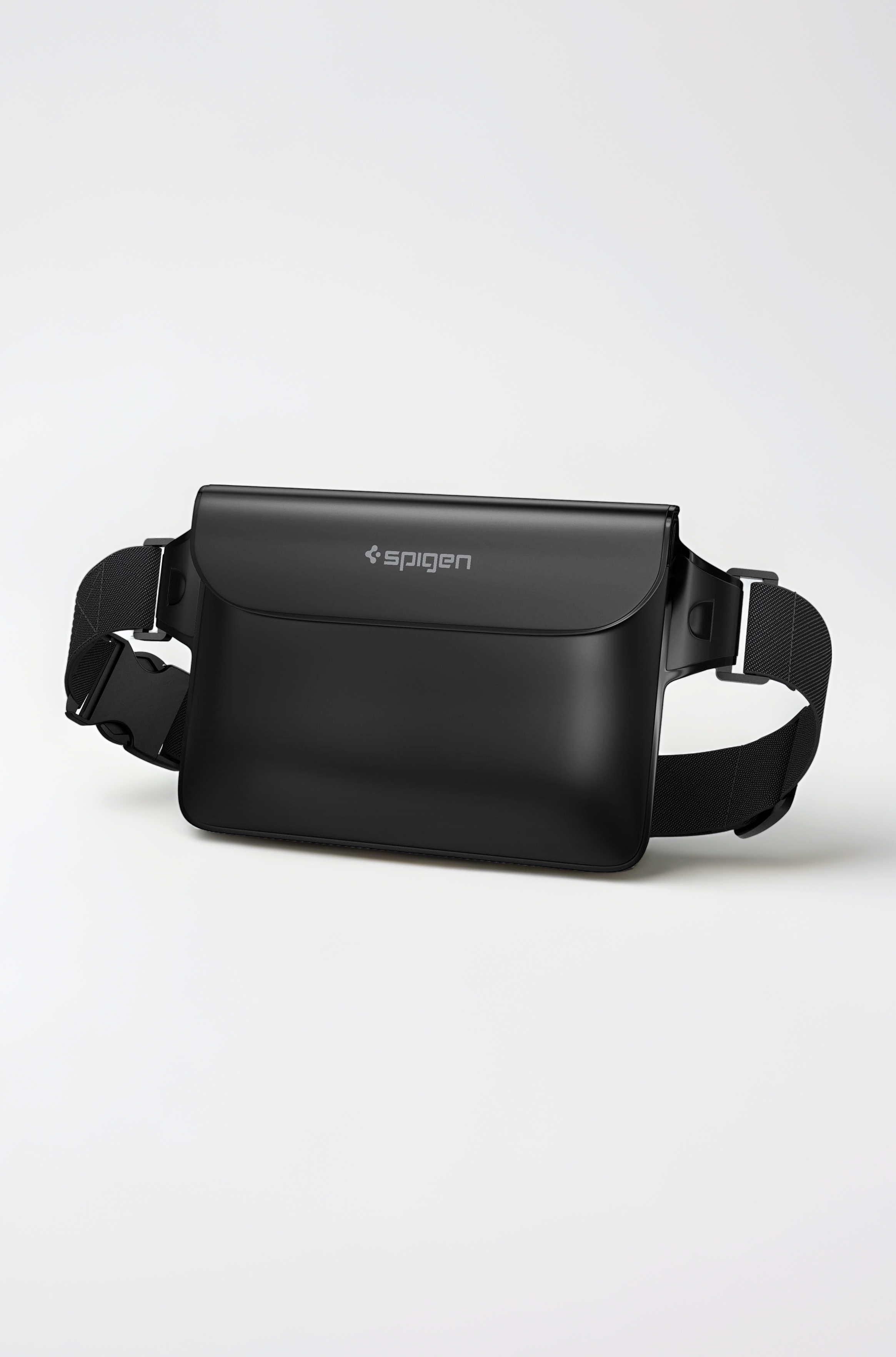 Spigen Waterproof Mobile Pouch (A620) for iPhone, Samsung Galaxy, Google Pixel and All Other Smartphones up to 8.7 Inches, Mobile Waterproof Pouch (IPX8 Certified, Pack of 1) - Black