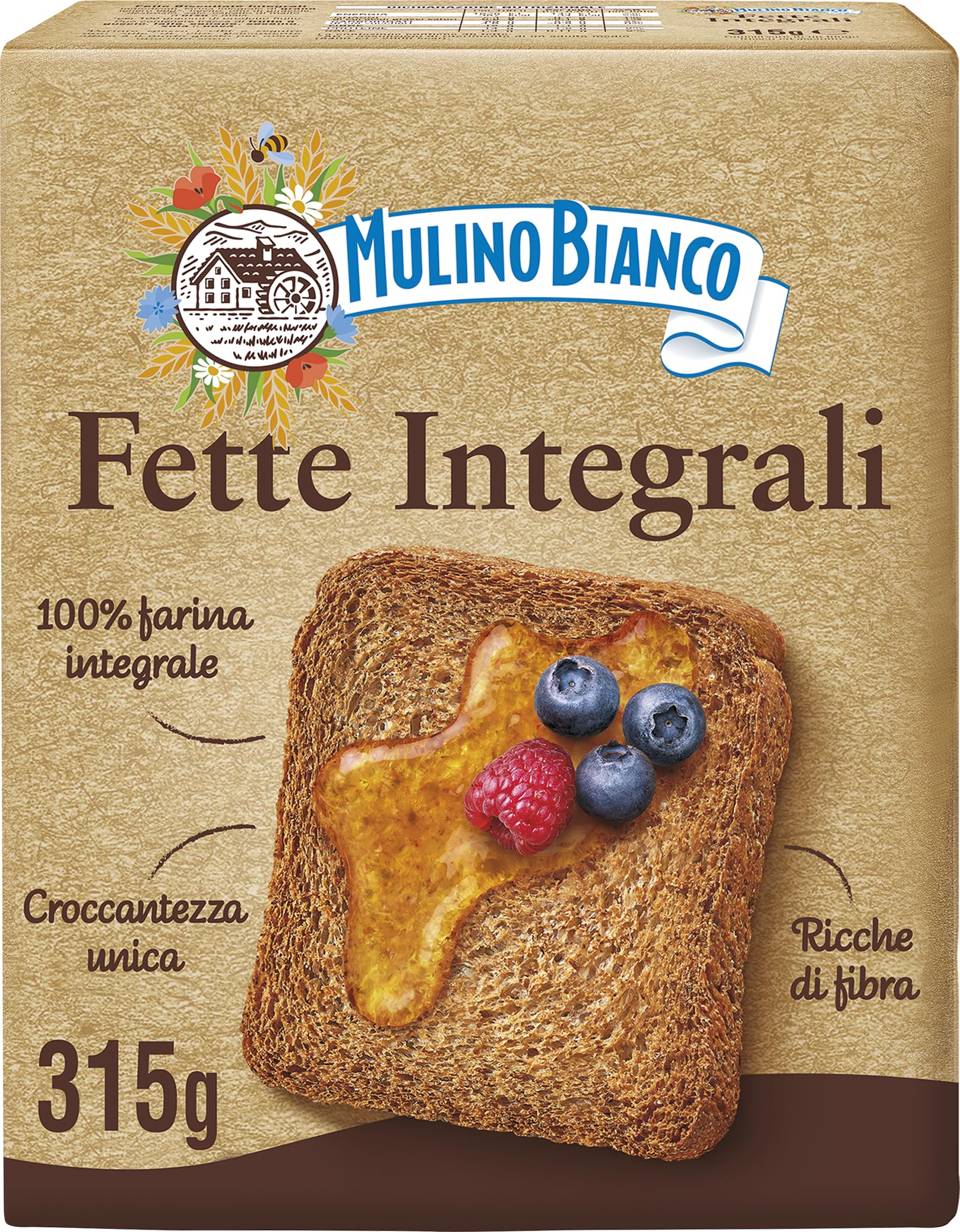 fette biscottate integrali mulino bianco