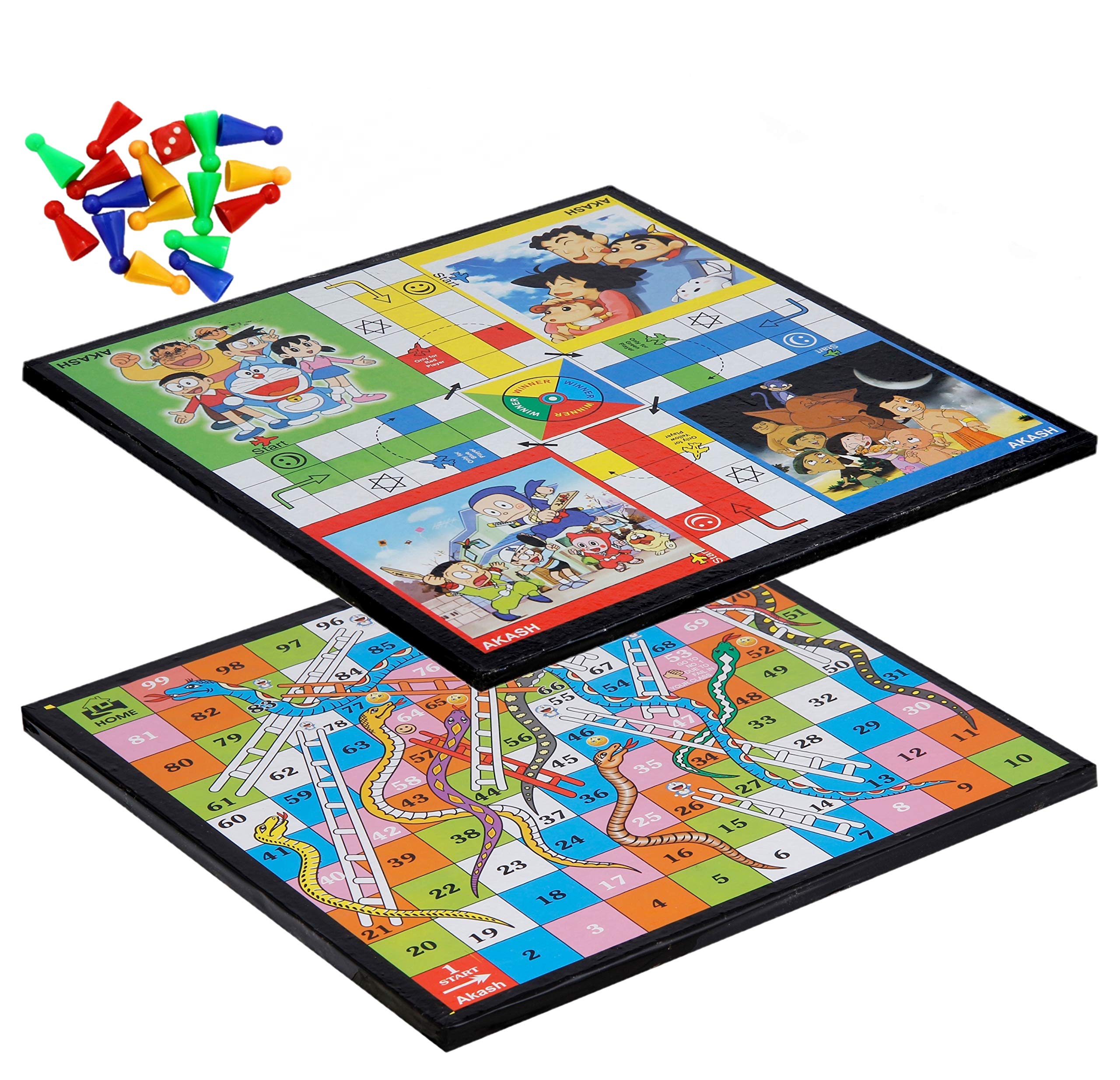 JLG Wooden Board 15—15 Ludo Snakes & Ladders (B07C3LBSYP) Amazon Price History, Amazon Price Tracker
