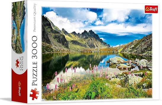 Trefl Starolesnianski Pond, Tatras, Slovakia 3000 Piece Jigsaw Puzzle Red 46"x33" Print, DIY Puzzle, Creative Fun, Classic Puzzle for Adults and Children from 15 Years Old