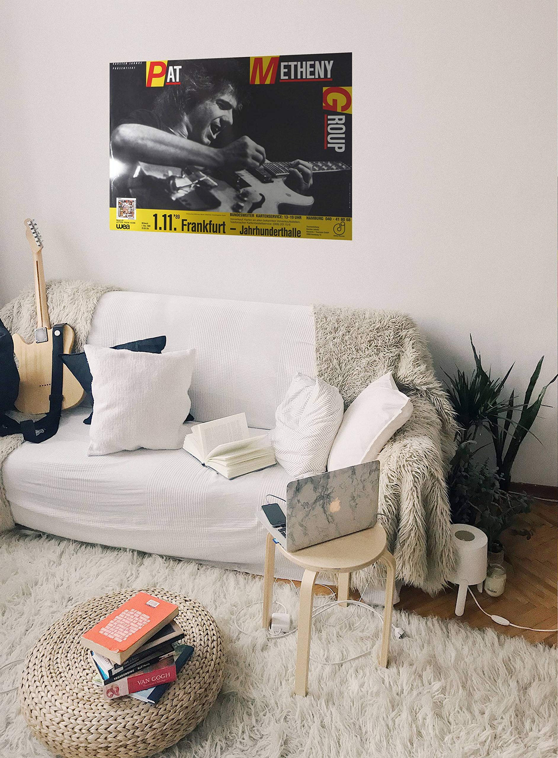 Pat Metheny - Letter from Home, Frankfurt 1989 » Konzertplakat/Premium Poster | Live Konzert Veranstaltung | DIN A1 «