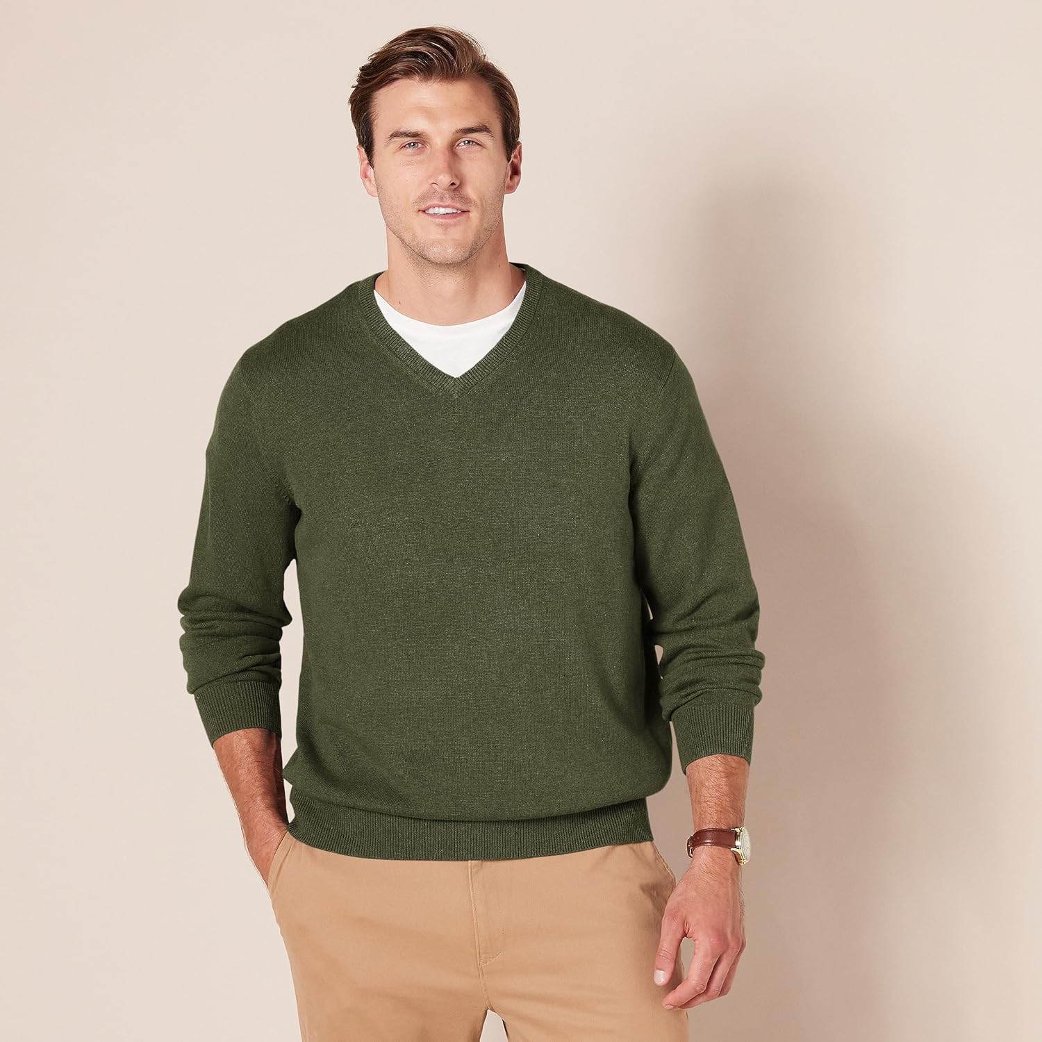 Amazon Essentials Men's V-Neck Pullover Sweater (Available in Big & Tall) - Image 6