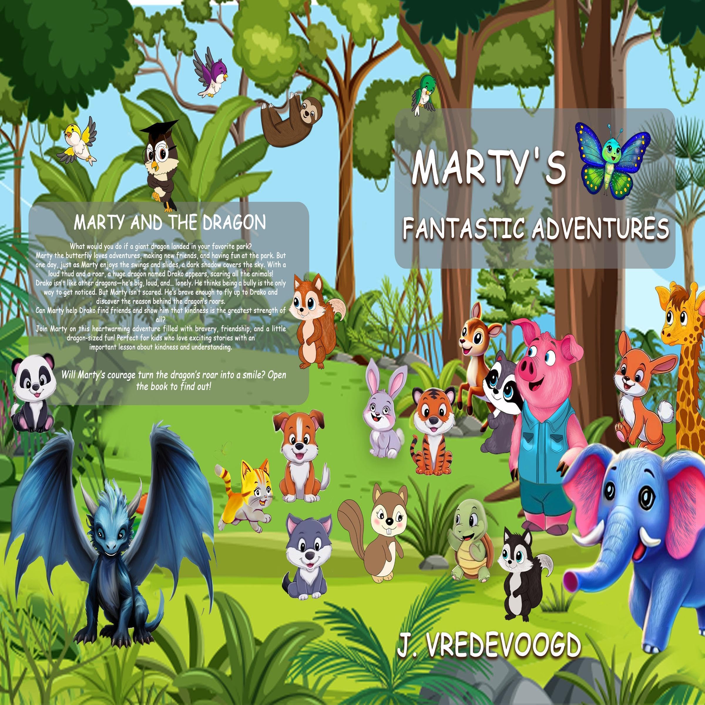 Cover art for Marty's Fantastic Adventures: Marty and the Dragon