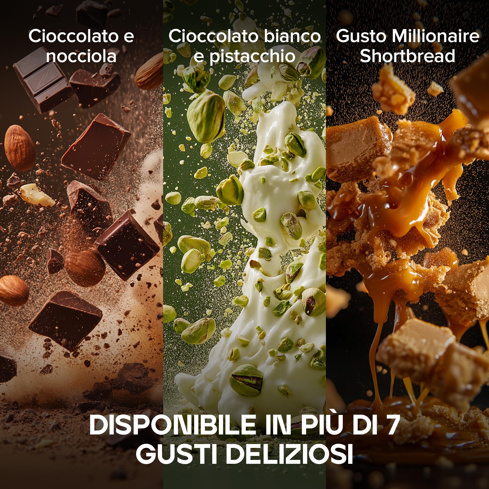 Bulk Macro Munch Barretta Proteica | Chocolate Cookies | 12 x 62g | 20g di proteine per barretta | Basso contenuto di zuccheri | Ricca di fibre | Triplo strato | Perfetta fuori casa
