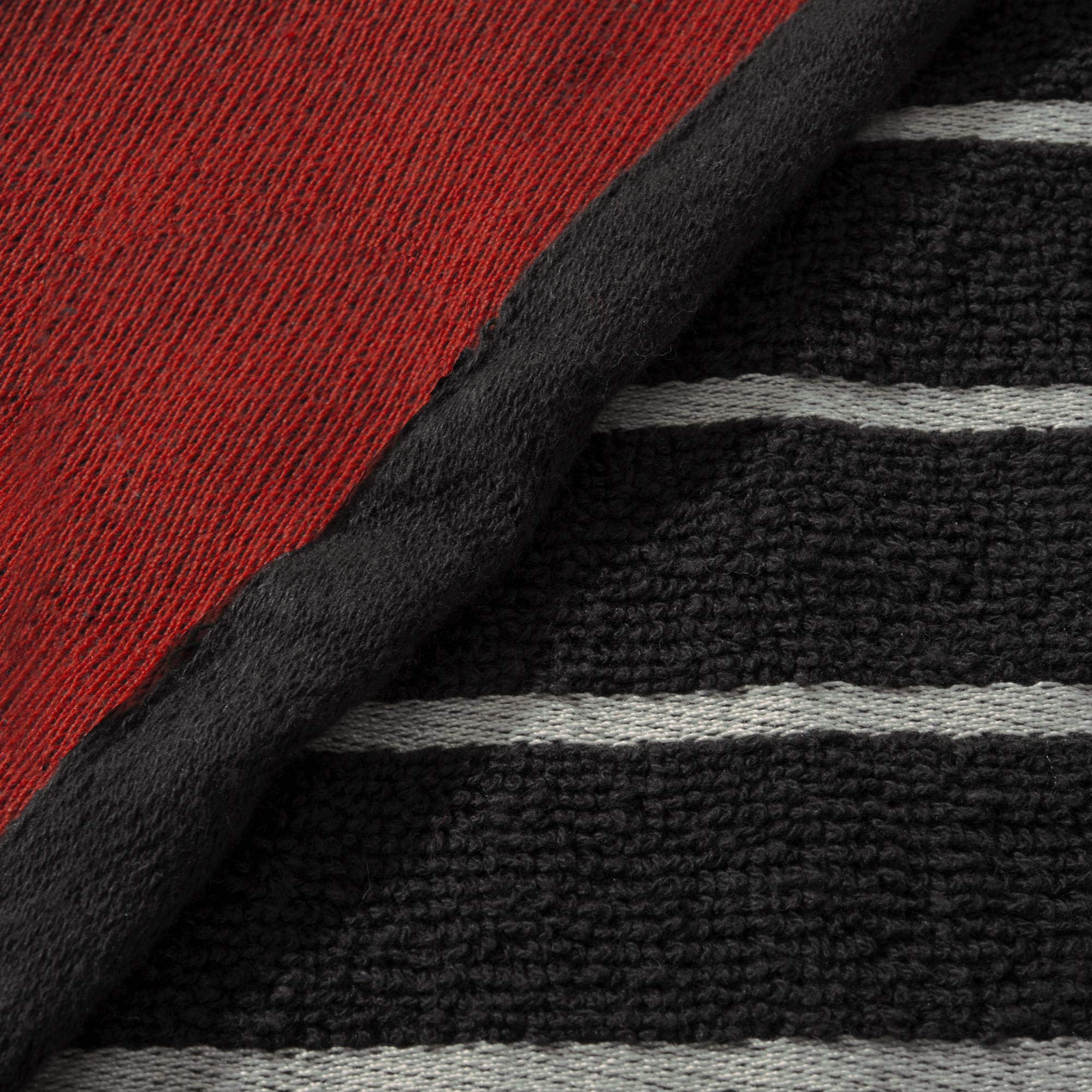 aqua-textil Granada Saunatuch XXL 90 x 220 cm schwarz Baumwolle Saunahandtuch Frottee Handtuch Duschtuch