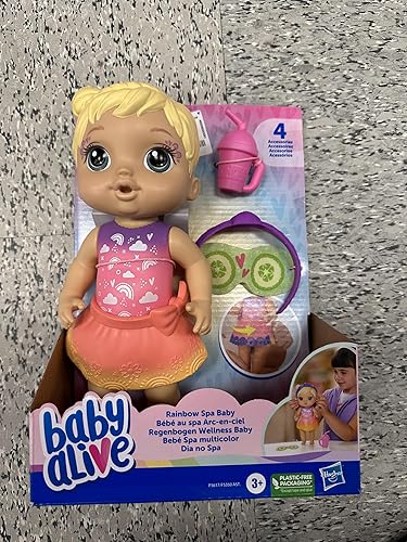 Baby Alive Rainbow Spa (cabello rubio)