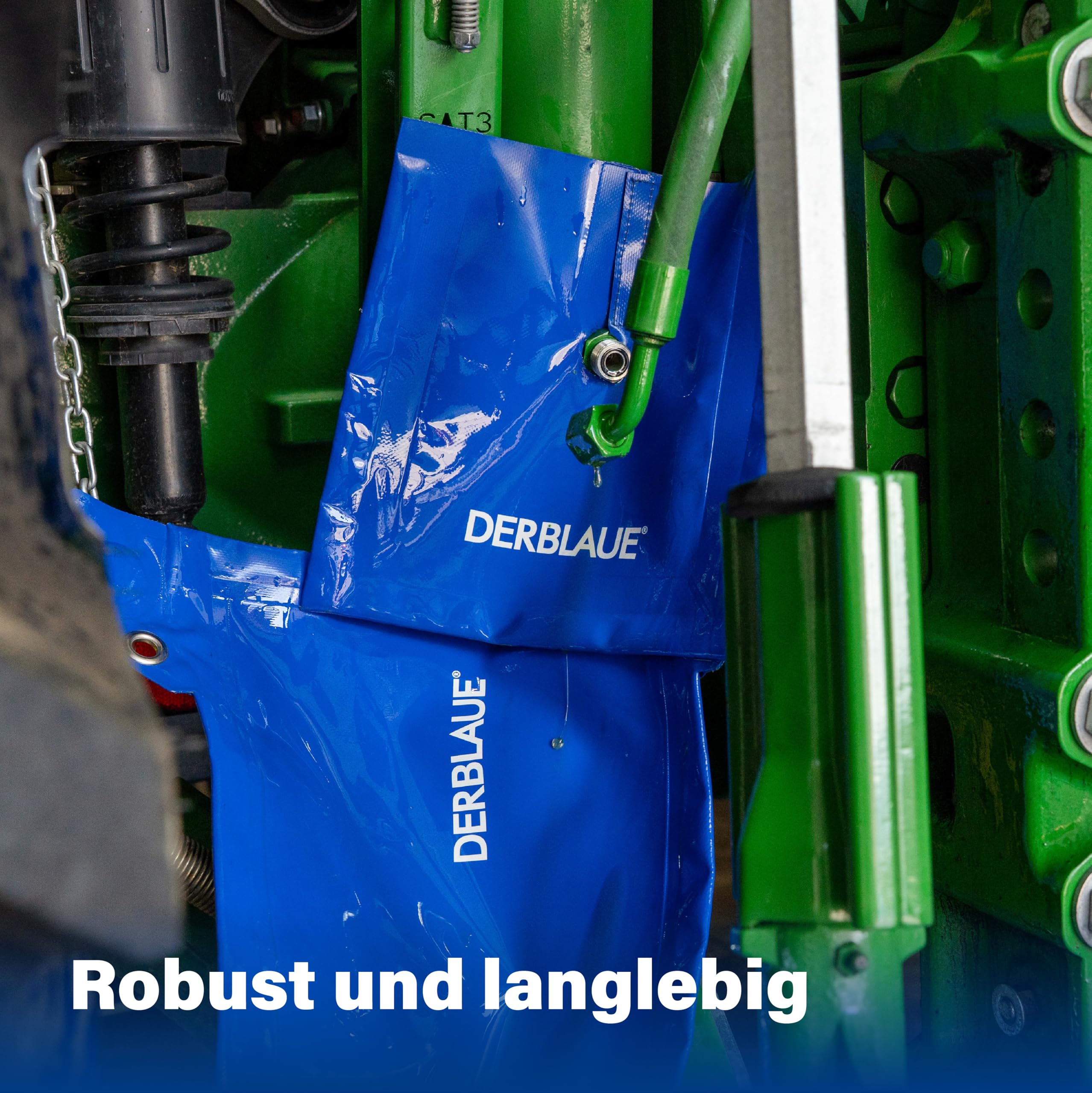 DERBLAUE® Einfach-Rosette für einen sauberen Ölwechsel – Auffwangwannen-Zubehör für die Arbeit mit H20 und HYD (50 mm)
