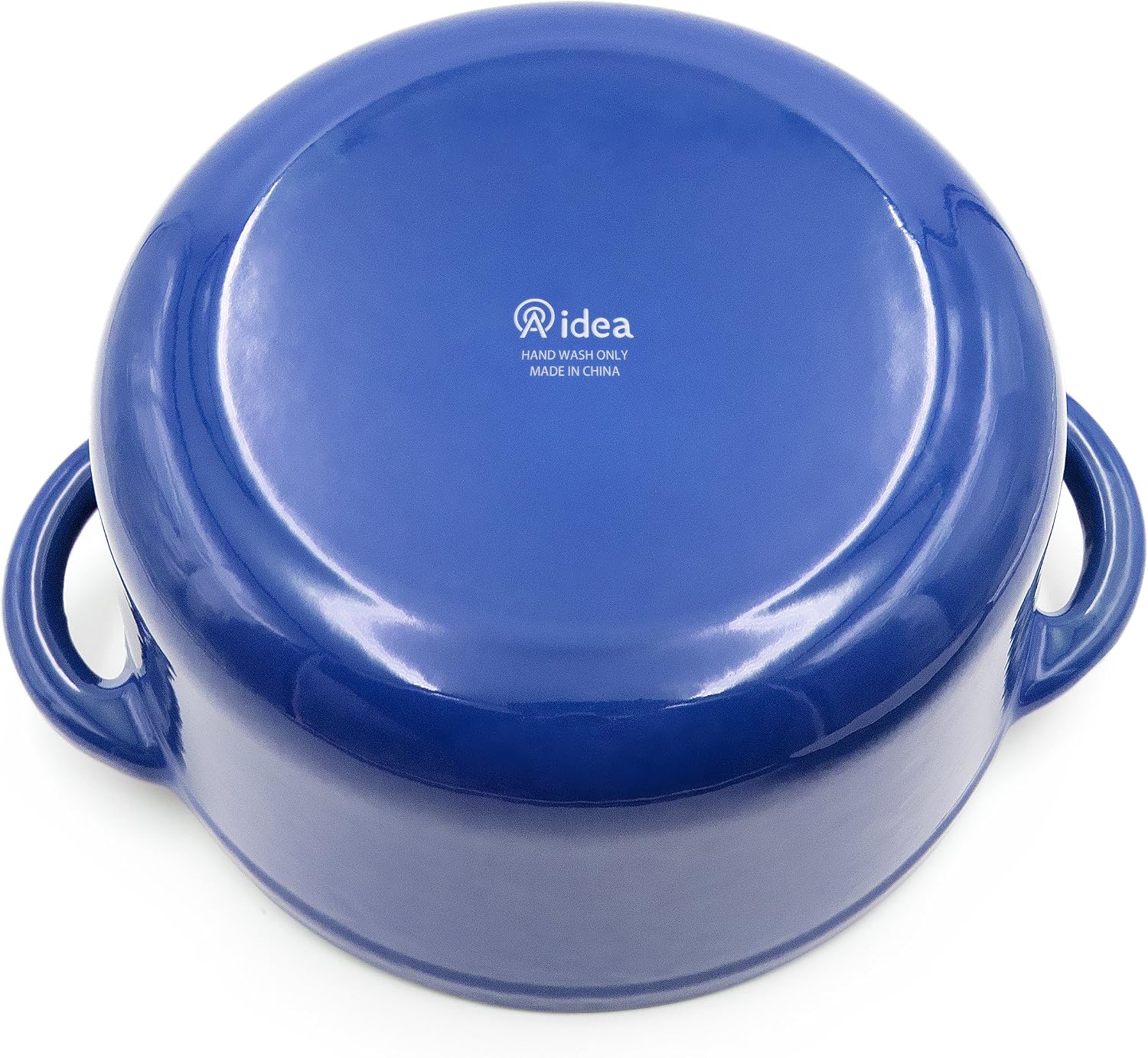 AIDEA Dutch Oven Enameled Cast Iron Round, Bread Baking Pot with Lid & 3-Quart Natural Non-Stick Slow Cook Self
