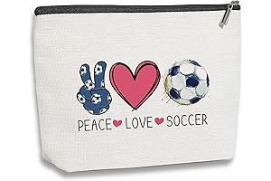 Soccer Gifts Soccer Cosmetic Bag for Teens