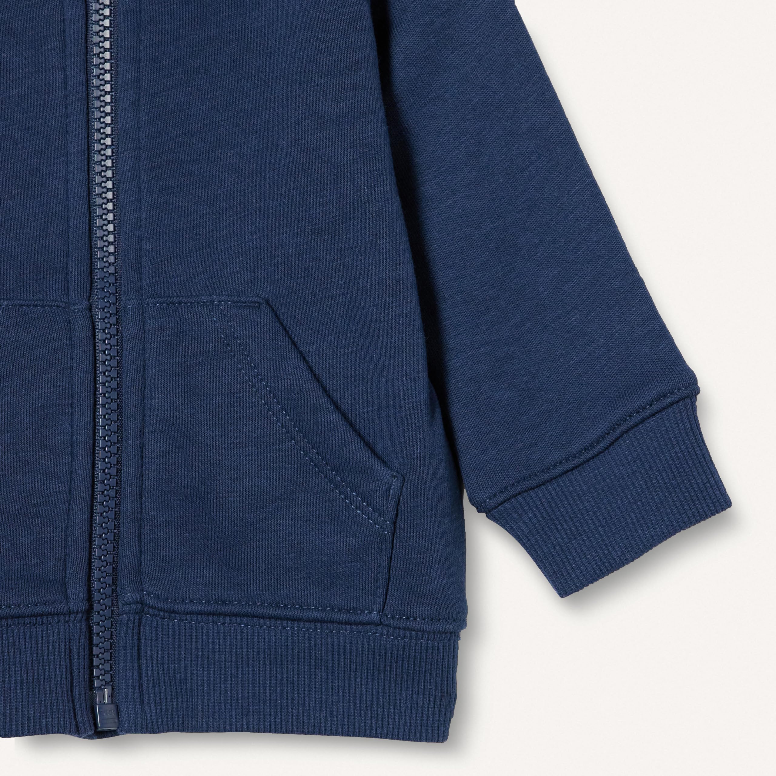 Amazon Essentials Sudadera con Capucha y Cremallera de Felpa de Rizo Unisex Bebé y Niños Pequeños, Paquetes Múltiples