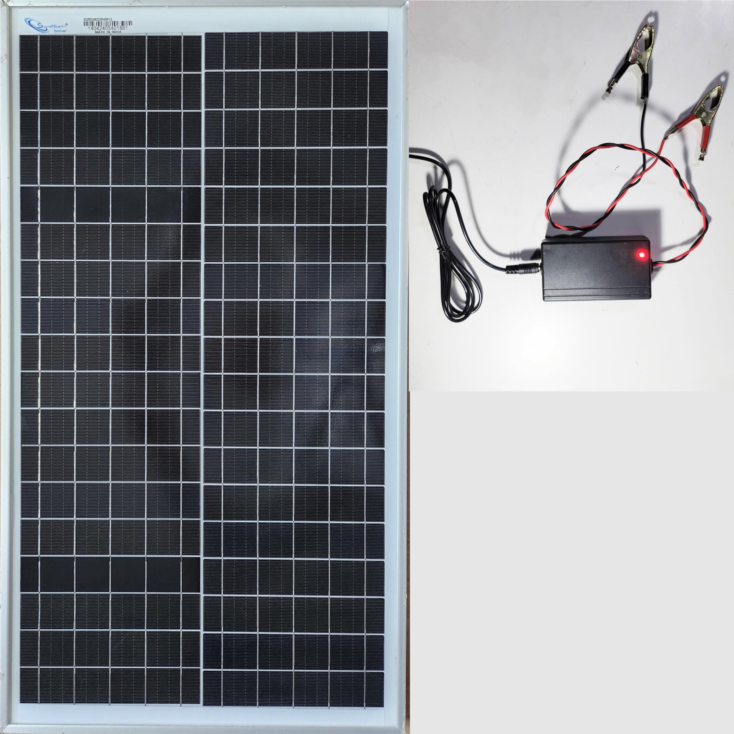 BEM 40W Solar Panel + Car Battery Solar Charger Combo Kit| 40W Waterproof Panel & 12V Charger, Trickle Charger Maintainer for Car, Motorcycle, Boat, Automobile Snowmobile Powersports Trailer Marine|RV-image-28
